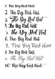 Round Wood Name Sign