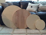 Baby Name Sign Stars and Moon Round Wood Sign