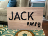 Baby Name Sign for Nursery