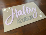 Baby Name Sign for Nursery