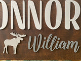 Wood Name Sign for Nursery