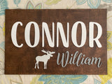 Wood Name Sign for Nursery
