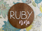 Nursery Name Sign Baby Girl